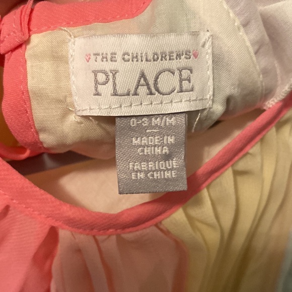 The Children’s Place Rainbow Dress 0-3M NWOT - Picture 4 of 4